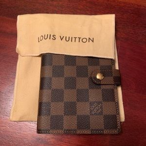 LOUIS VUITTON SMALL ring agenda ( Damier)